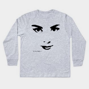 Audrey Hepburn Kids Long Sleeve T-Shirt